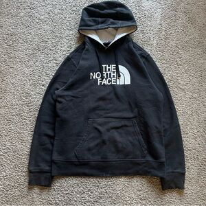 The North Face Men's Black and White Hoodie